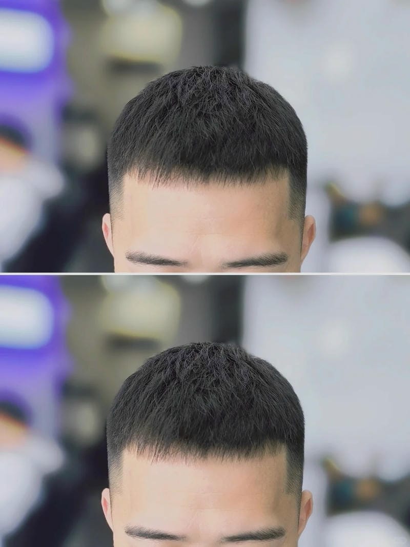 Dáng mặt nào phù hợp với tóc nam 3 phân