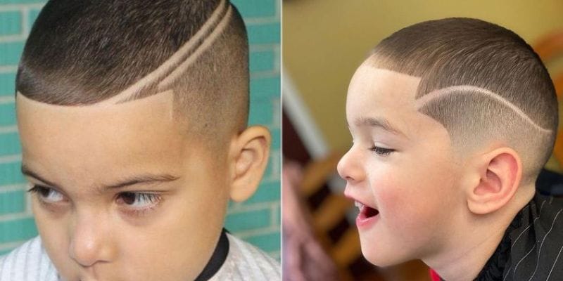 Pompadour - Kiểu tóc bé trai ngắn