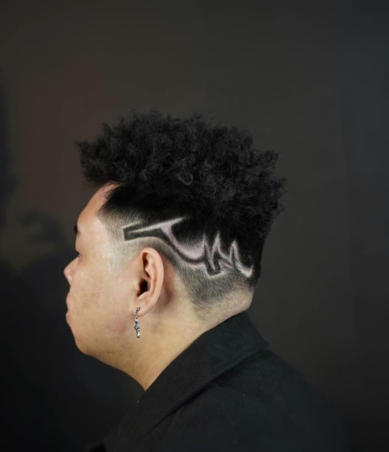 buzz cut mặt tròn
