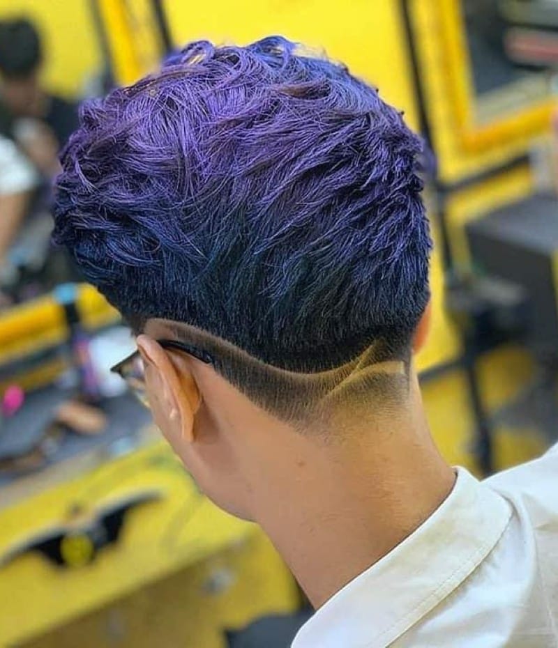 buzz cut tóc nam kẻ vạch 30