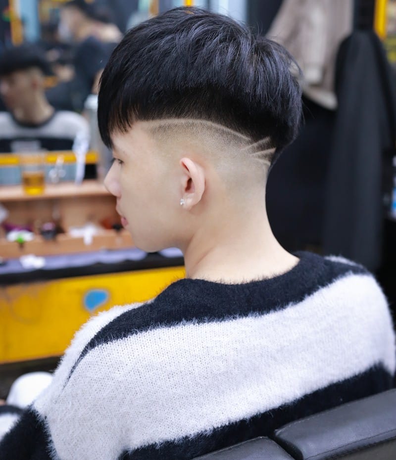buzz cut tóc nam 31kẻ vạch