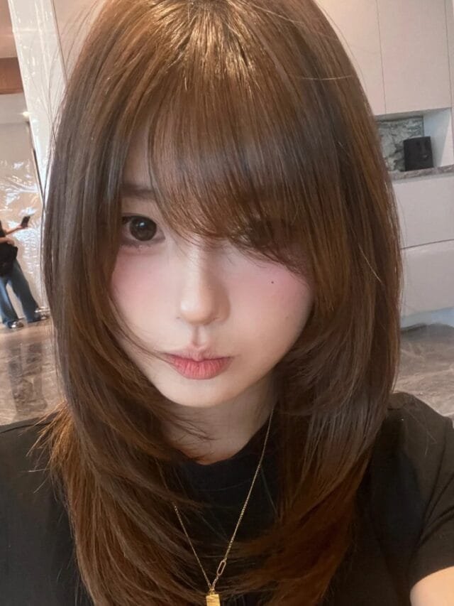 kiểu tóc cho khuôn mặt vuông nữ