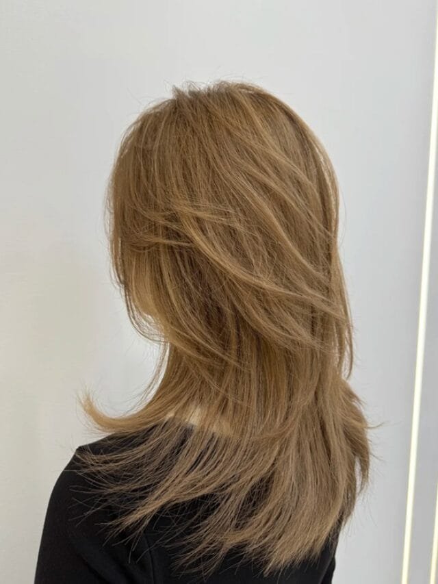 tóc mullet layer nữ dài 9