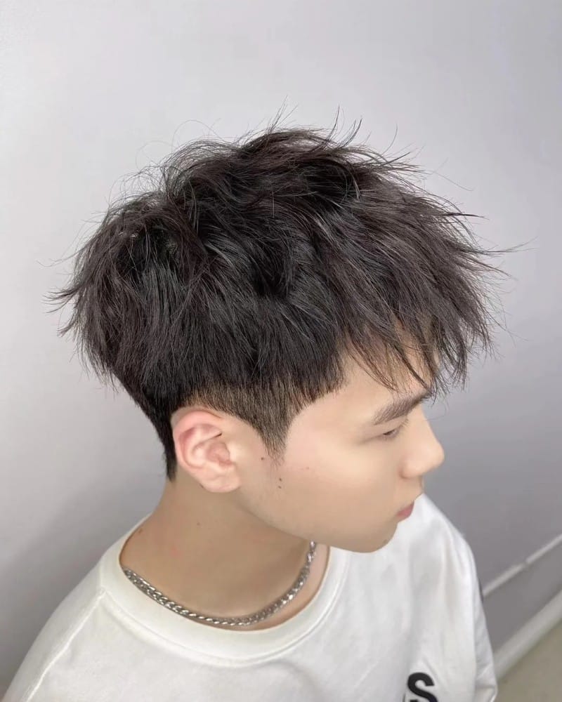 kiểu tóc cho học sinh nam 17