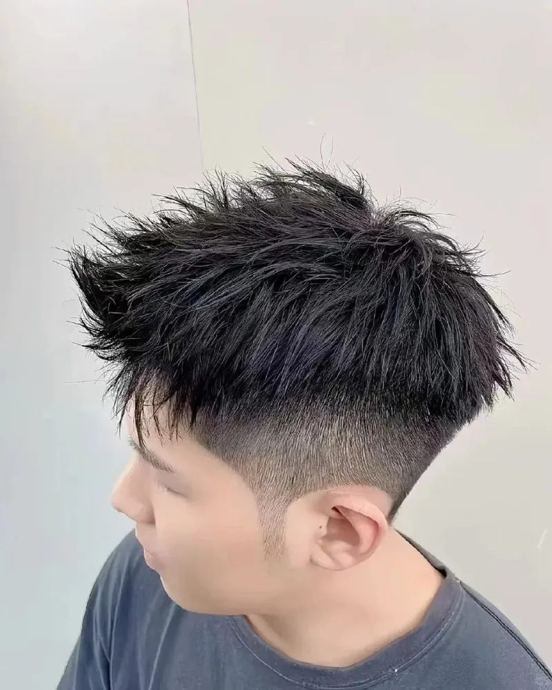 kiểu tóc cho học sinh nam 9