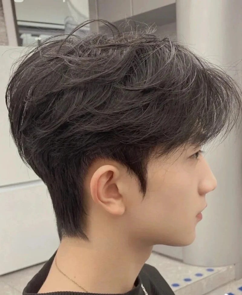 kiểu tóc đầu nấm cho nam