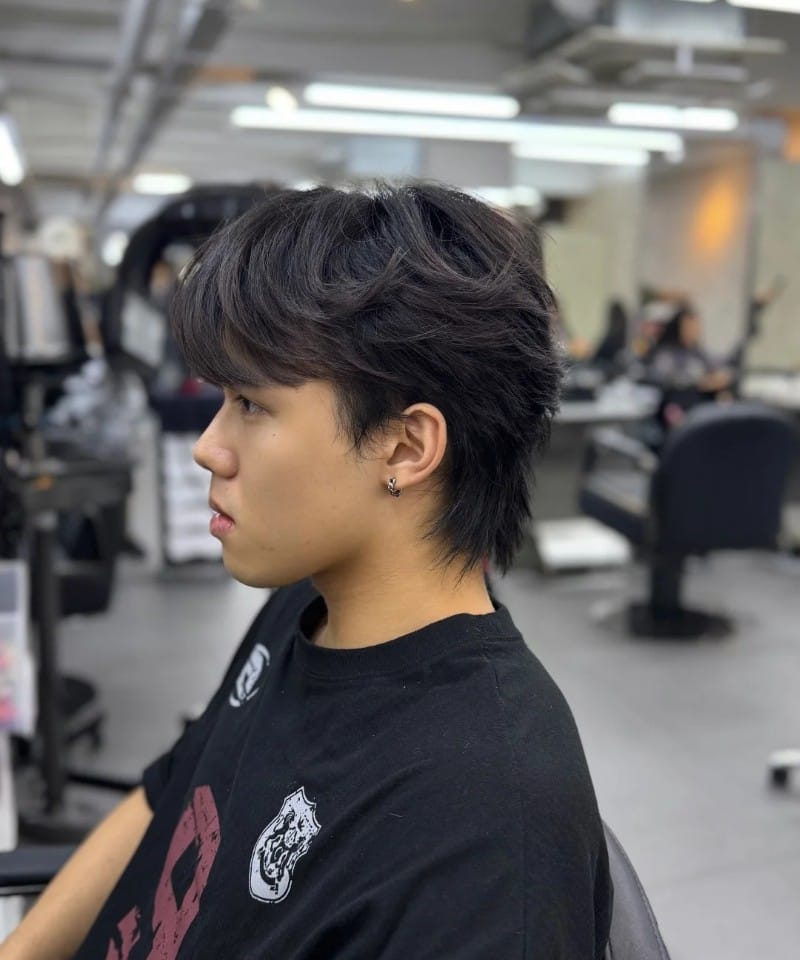 kiểu tóc mullet nam