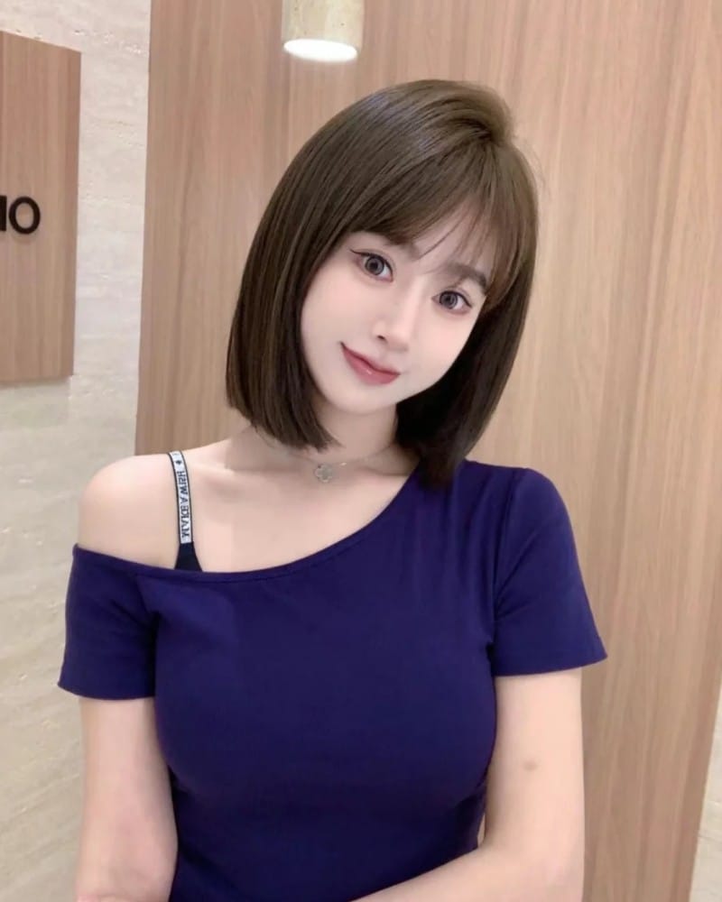kiểu tóc ngắn đẹp cho nữ mặt vuông