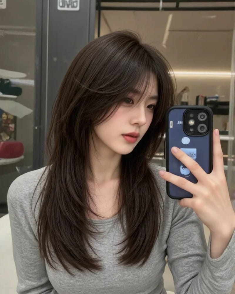 kiểu tóc nữ mặt vuông 15