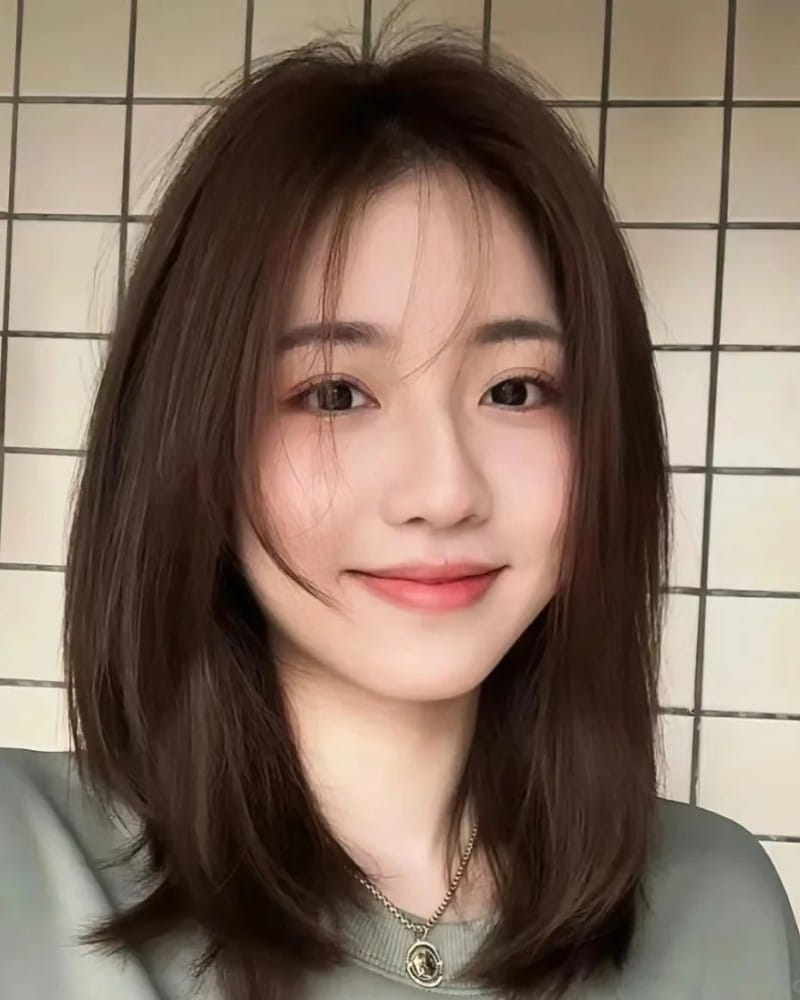 kiểu tóc nữ mặt vuông 4