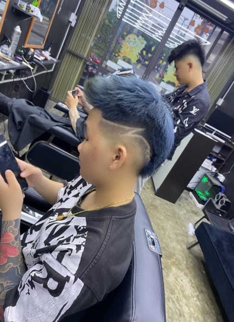 kiểu tóc short quiff dài