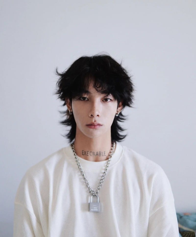 kiểu tóc wolf cut nam