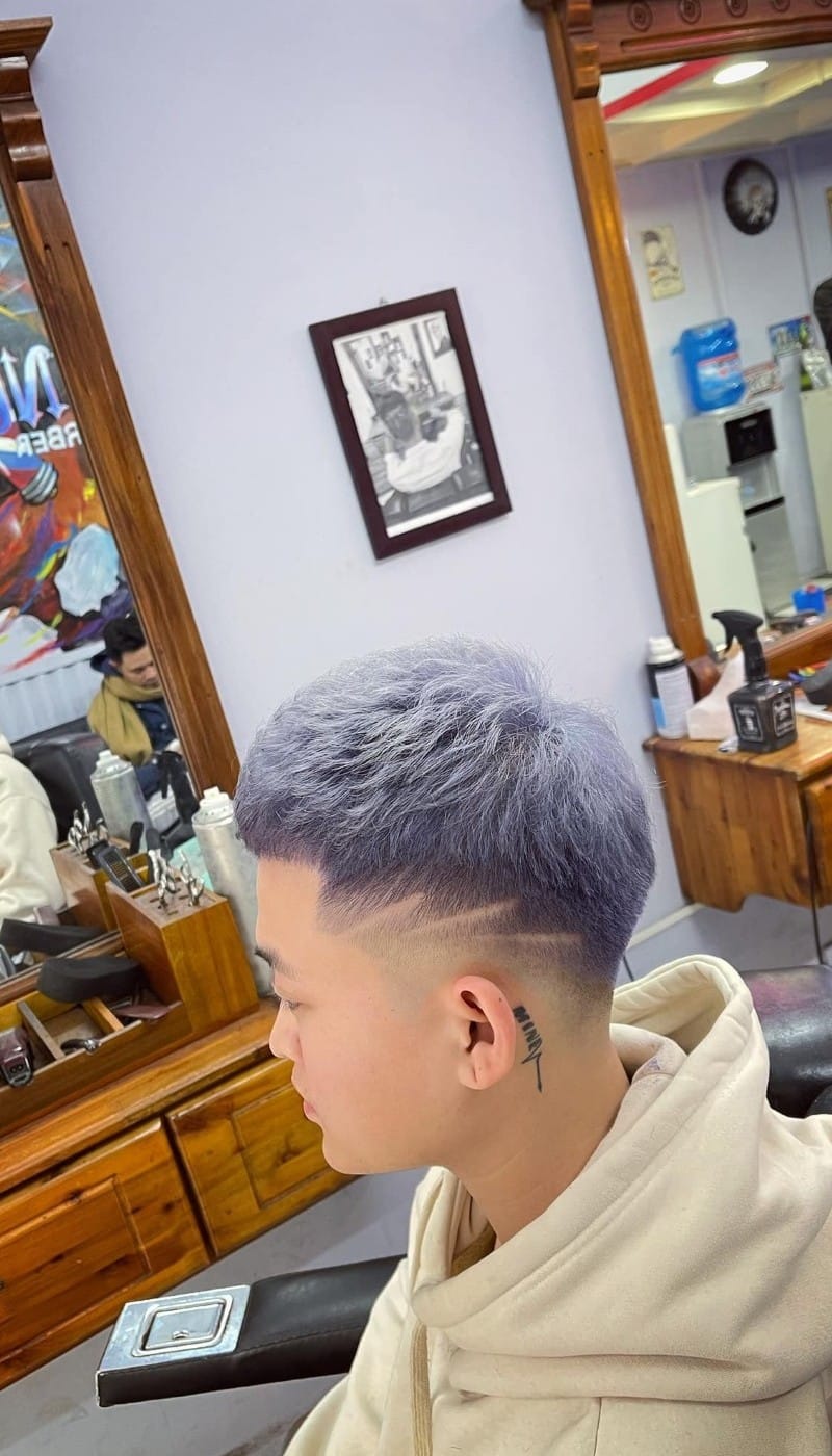 mohican gáy nhọn kẻ vạch 11