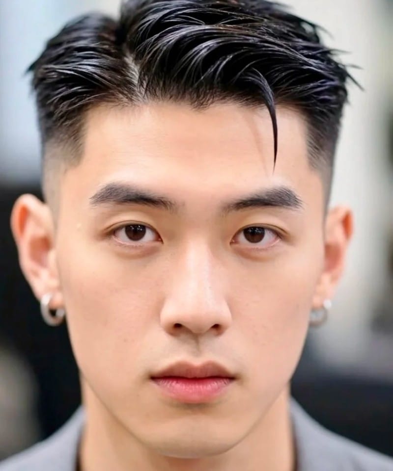 side part 73 vuốt ngược