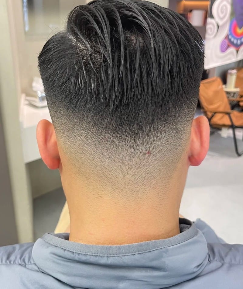 slick back hairstyle