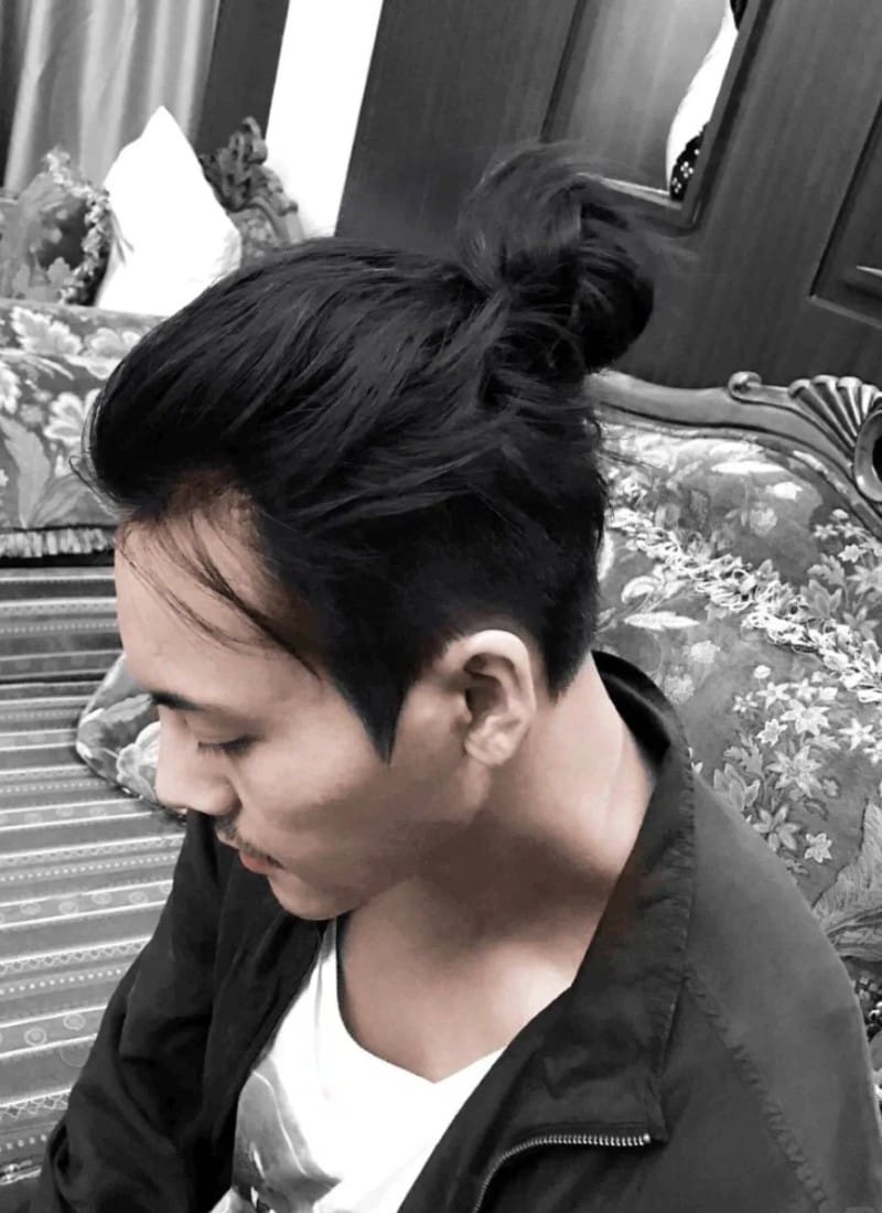 tóc buộc nam châu á
