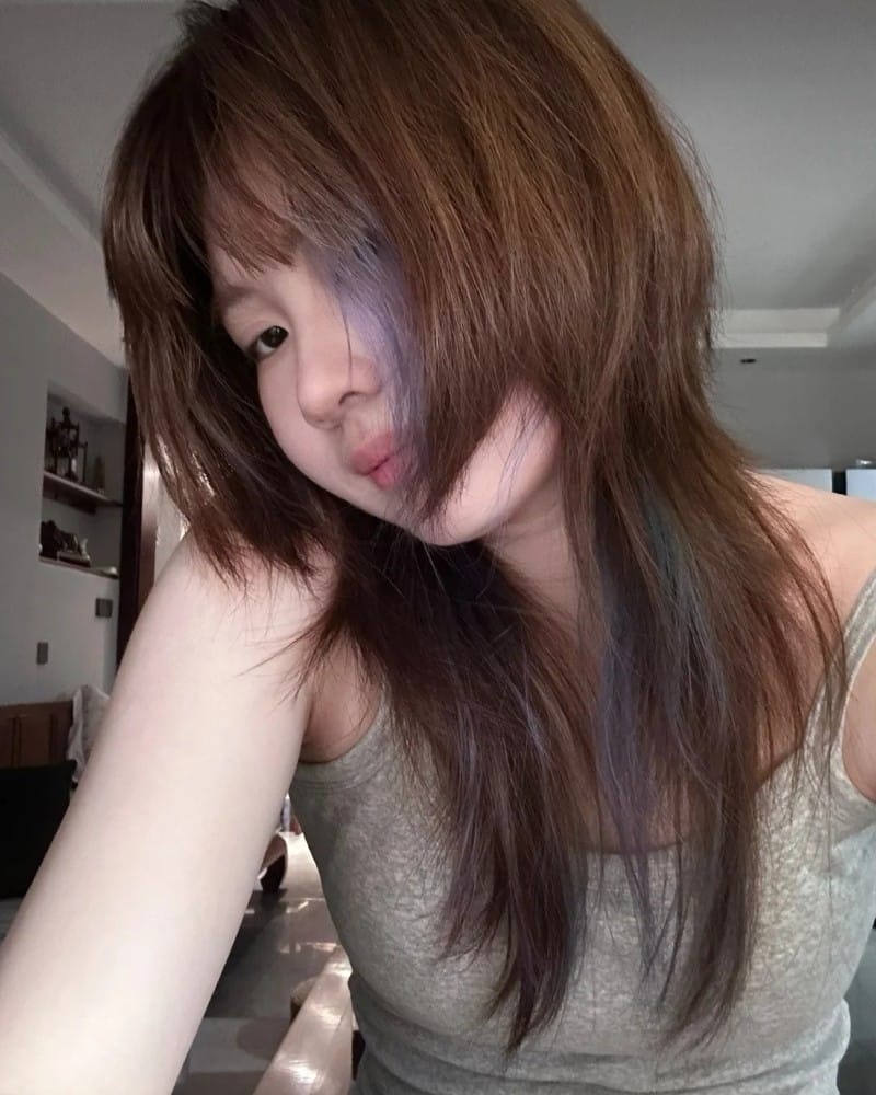 tóc jellyfish cho mặt tròn