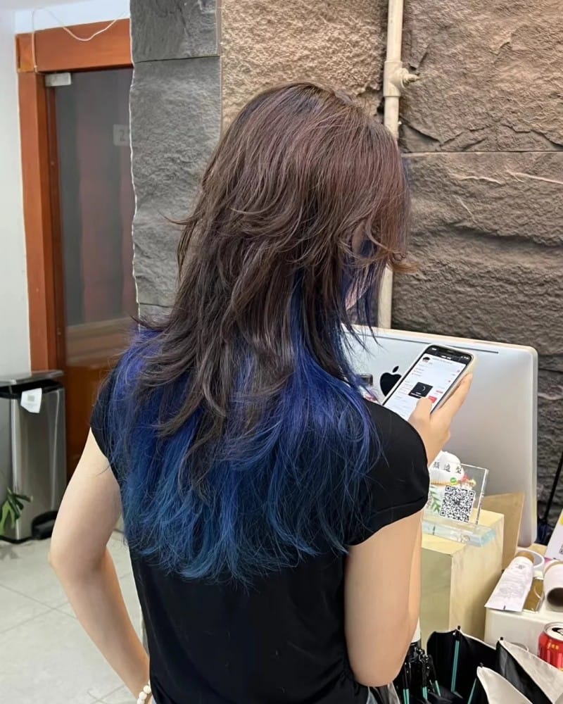 tóc jellyfish mullet 34