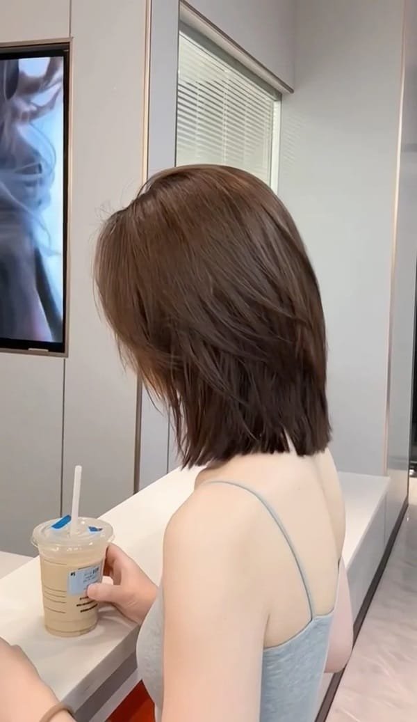 tóc layer ngắn ngang vai