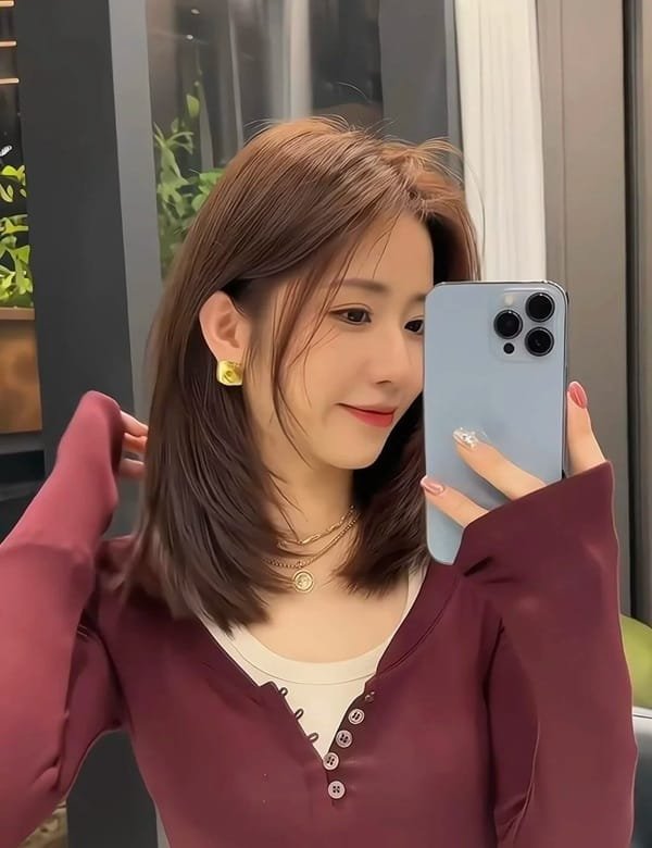 tóc layer ngang vai 12