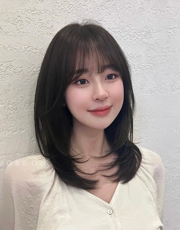 tóc layer ngang vai 14