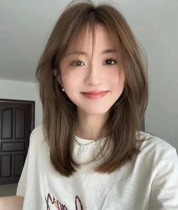 tóc layer ngang vai 2