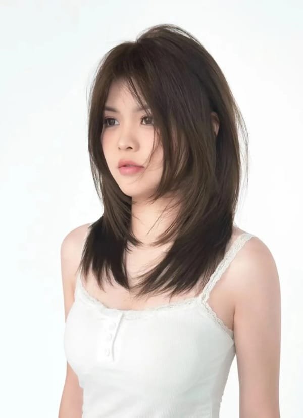 tóc layer ngang vai 21