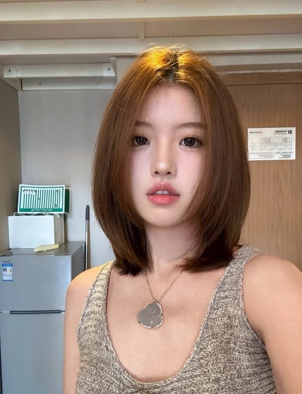 tóc layer ngang vai 23