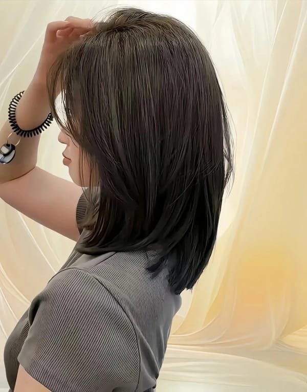 tóc layer ngang vai 6