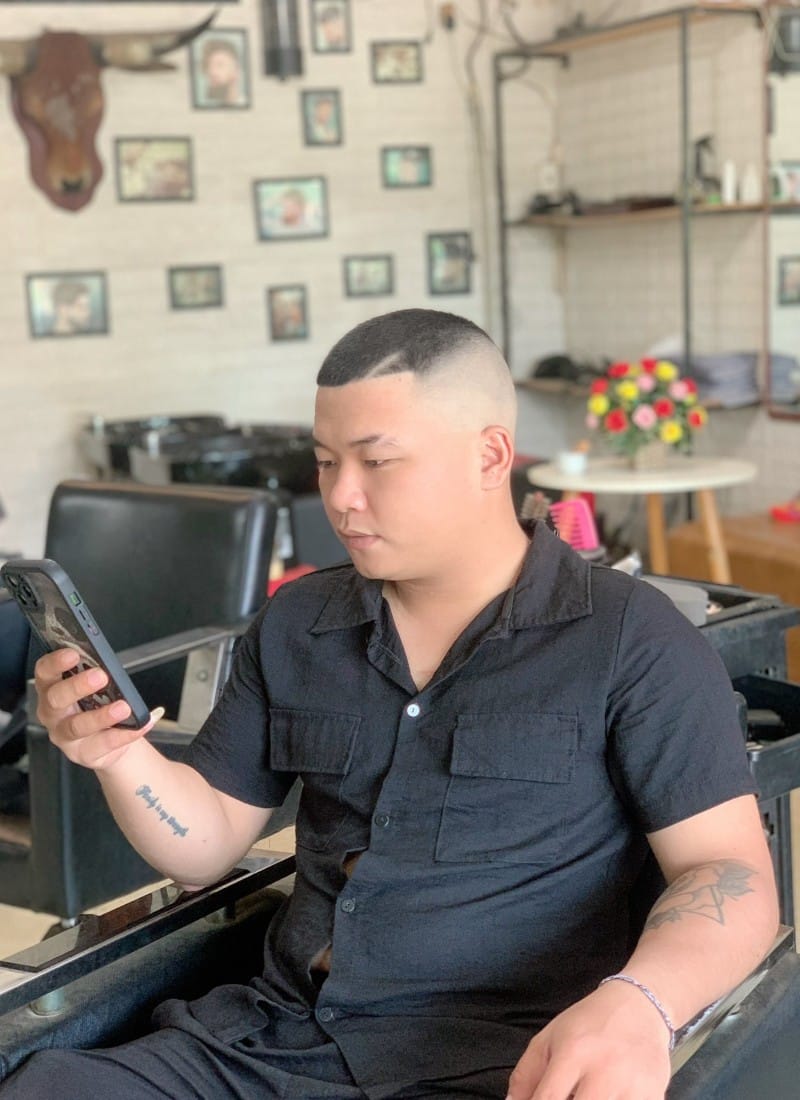 tóc lính thủy đánh bộ dep