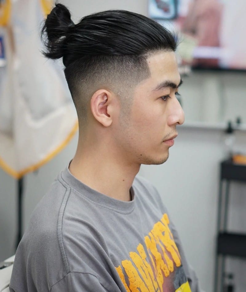 tóc nam buộc 11