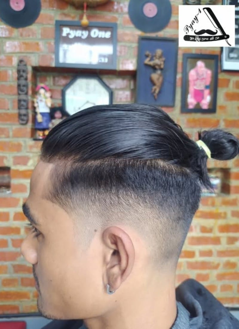 tóc nam buộc 11