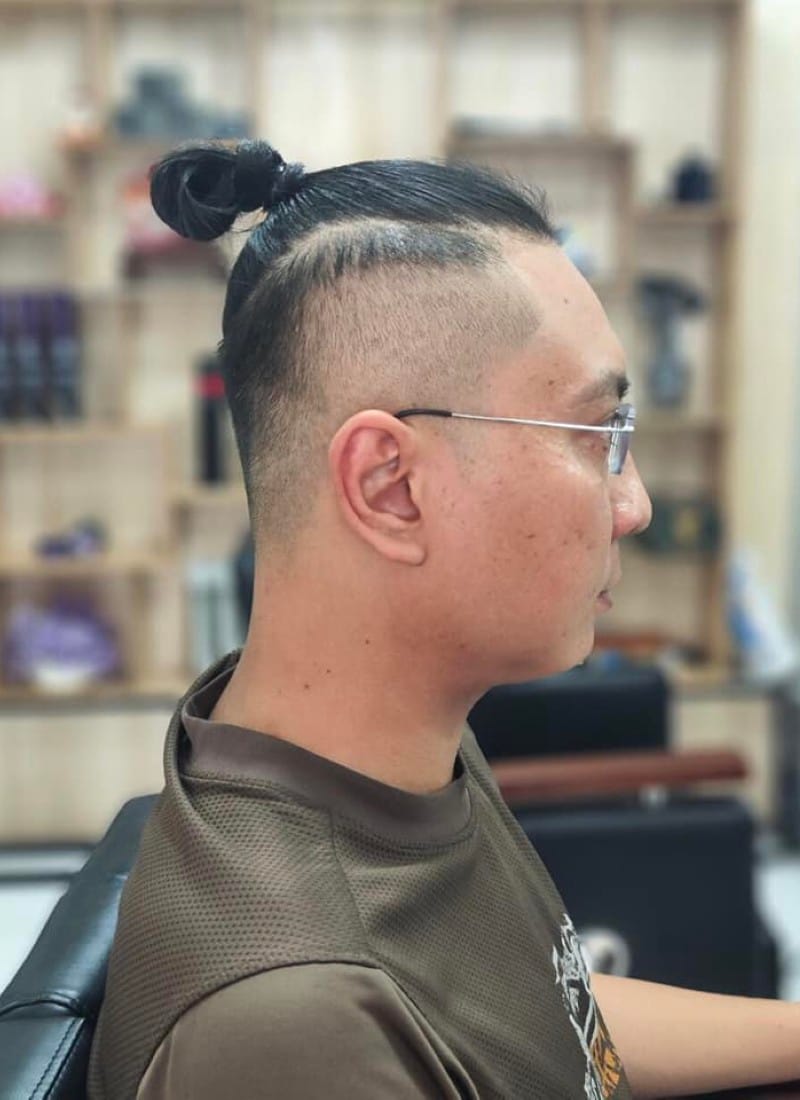 tóc nam buộc 13