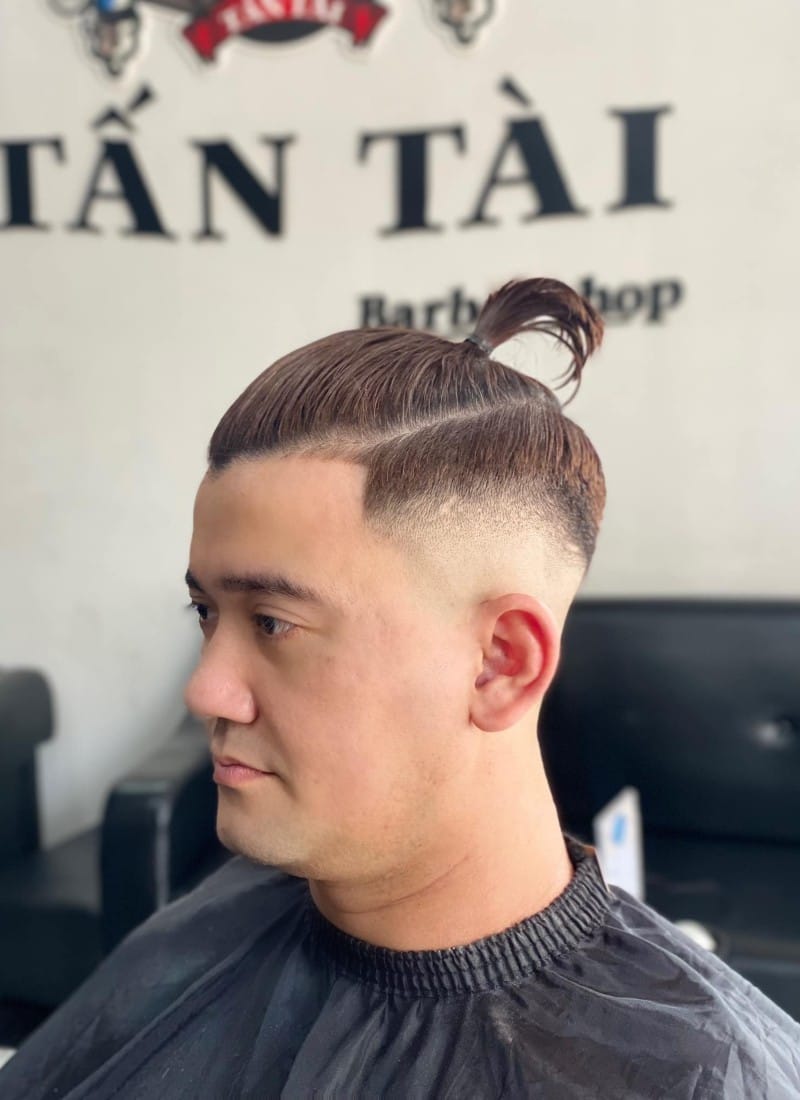 tóc nam buộc 18