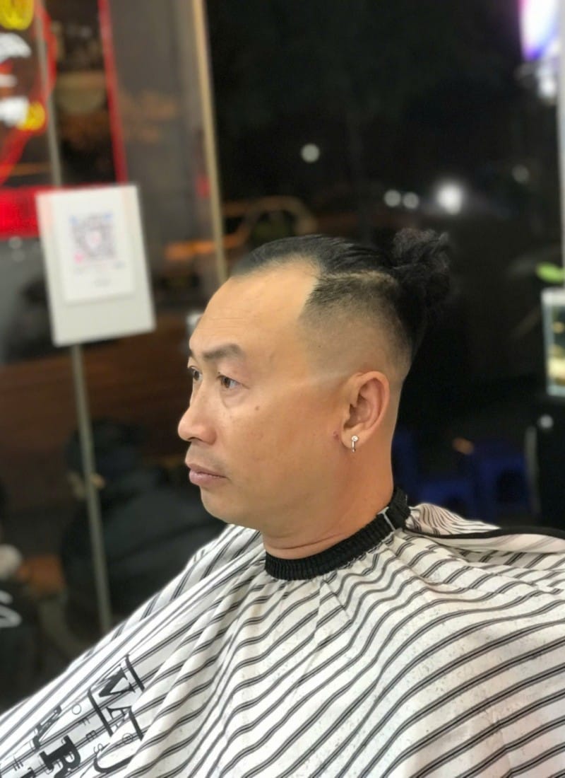 tóc nam buộc 19