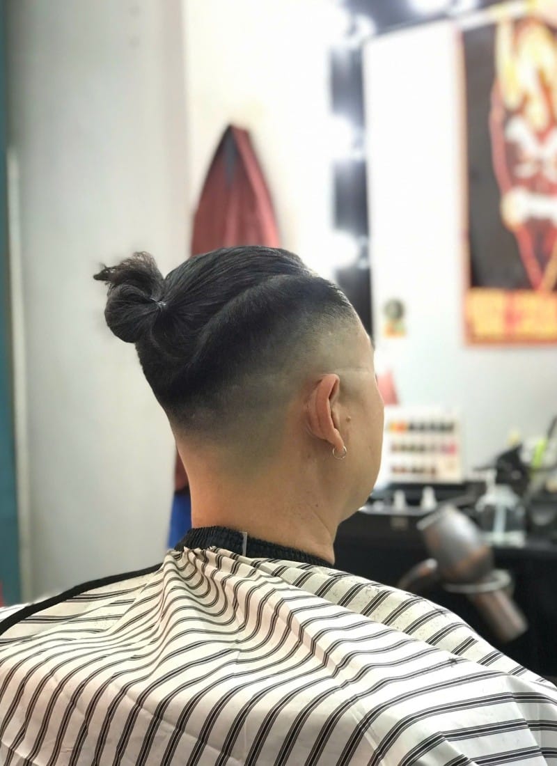 tóc nam buộc 24