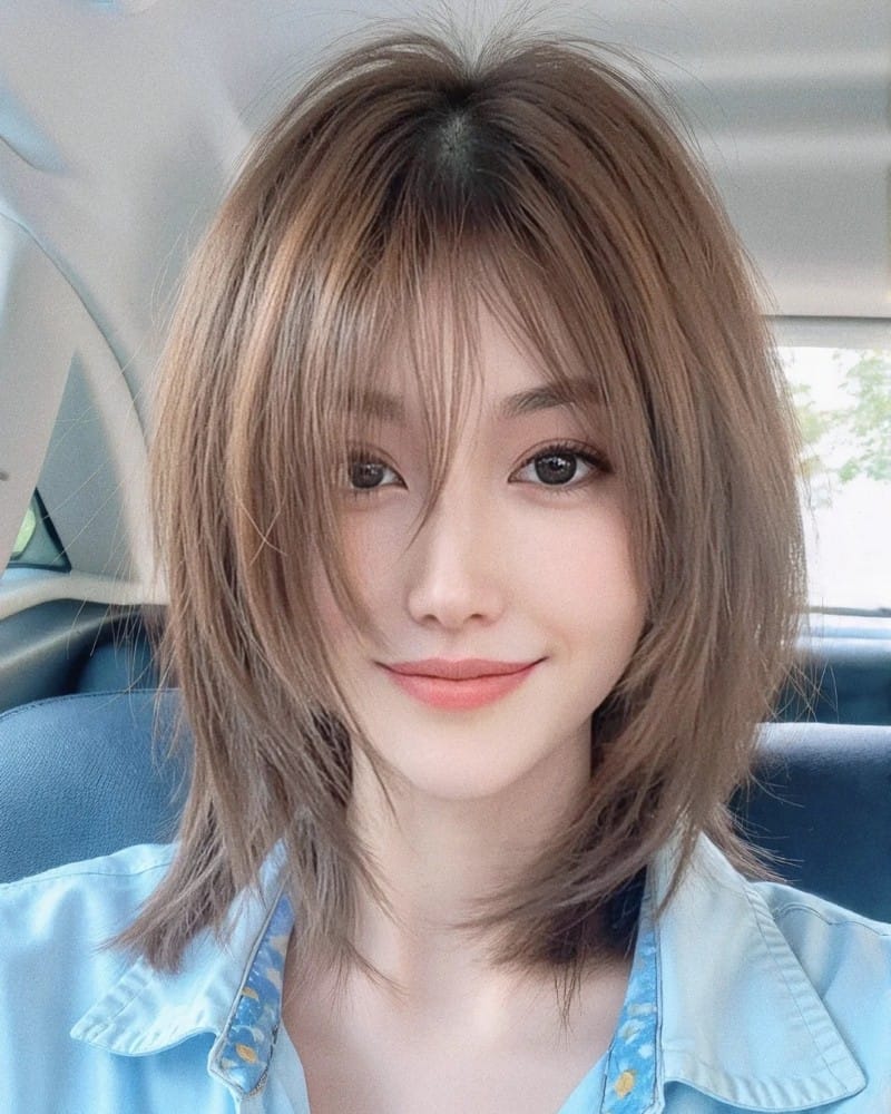 tóc pixie cho mặt tròn 34