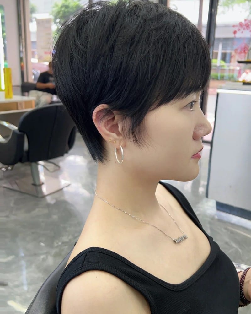 tóc pixie cho mặt tròn 5