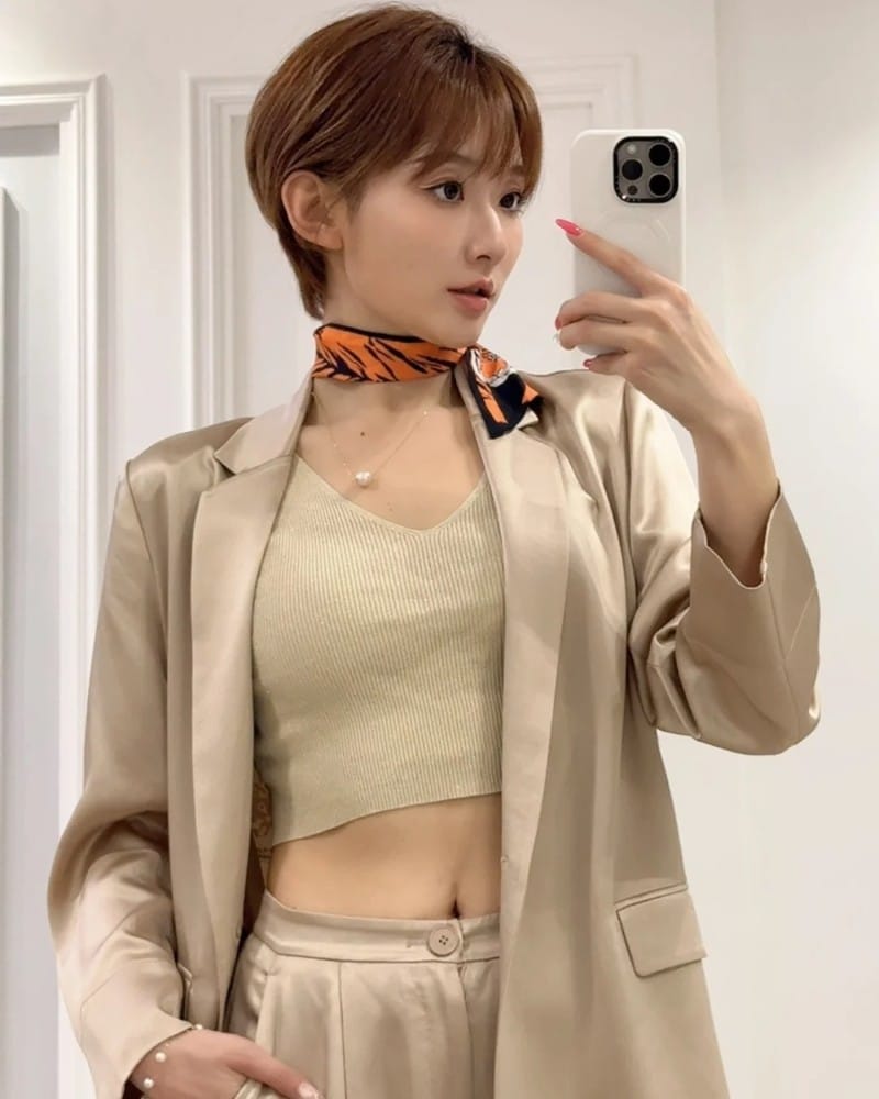 tóc pixie cho tóc mỏng