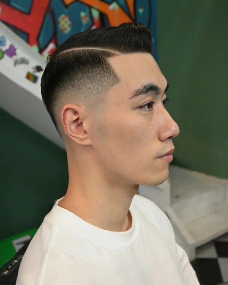tóc undercut ngắn