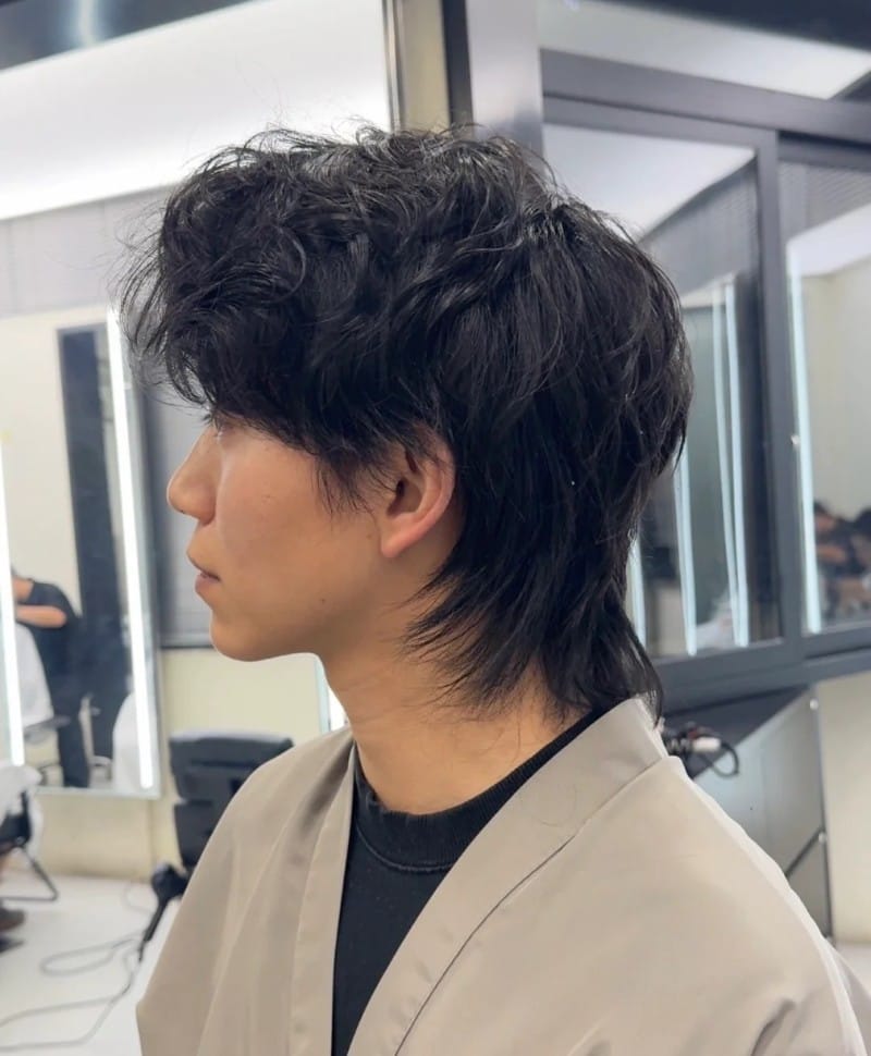 tóc wolf cut nam 21