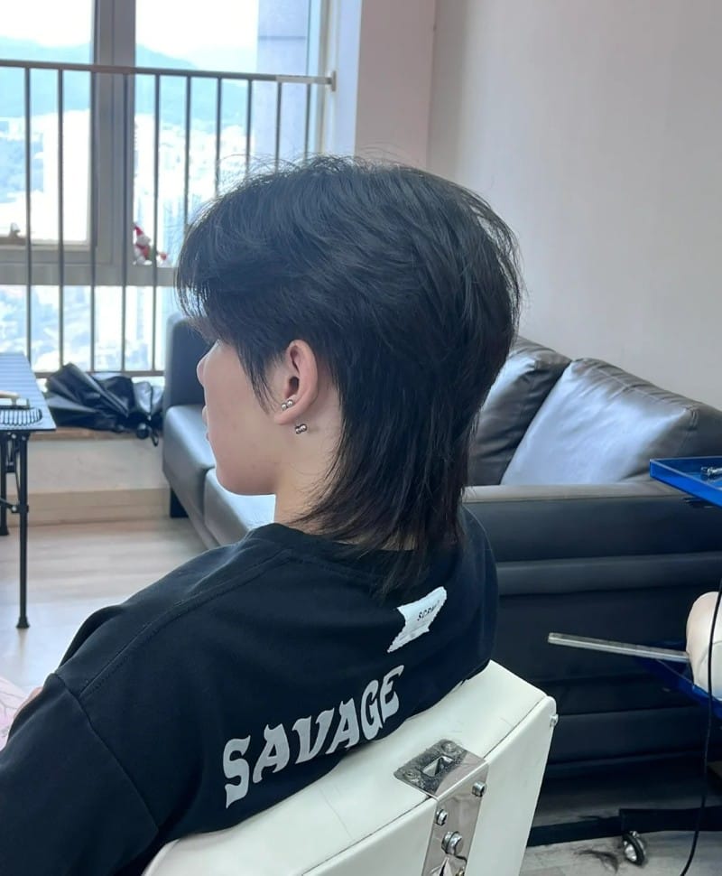 tóc wolf cut nam 23