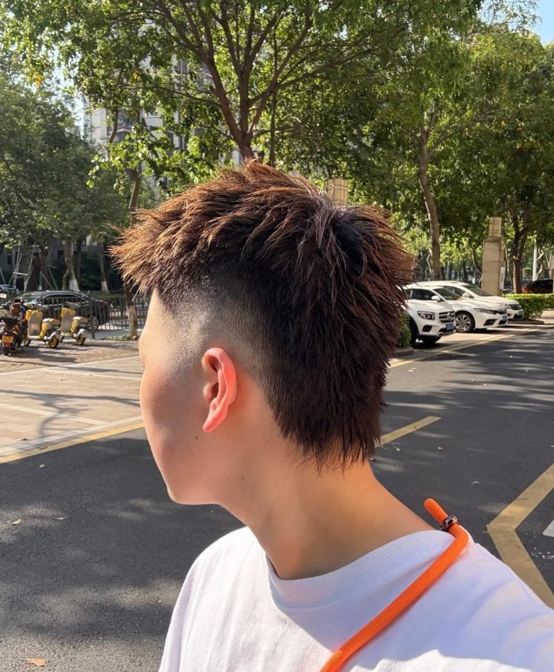 tóc wolf cut nam 24