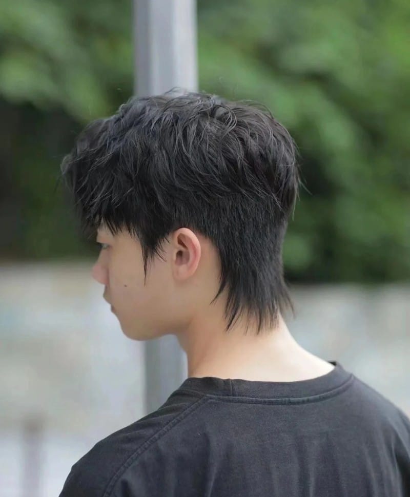 tóc wolf cut nam 25