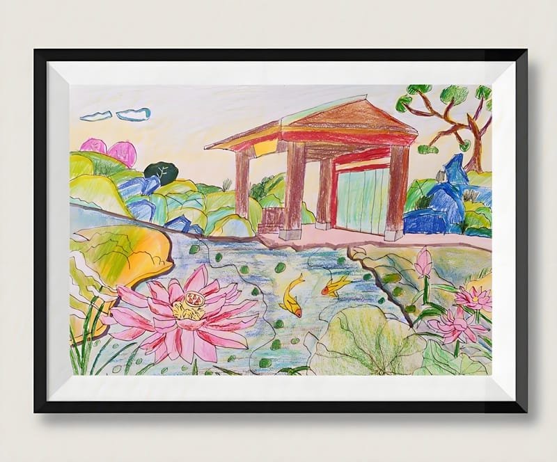 tranh vẽ phong cảnh miền núi