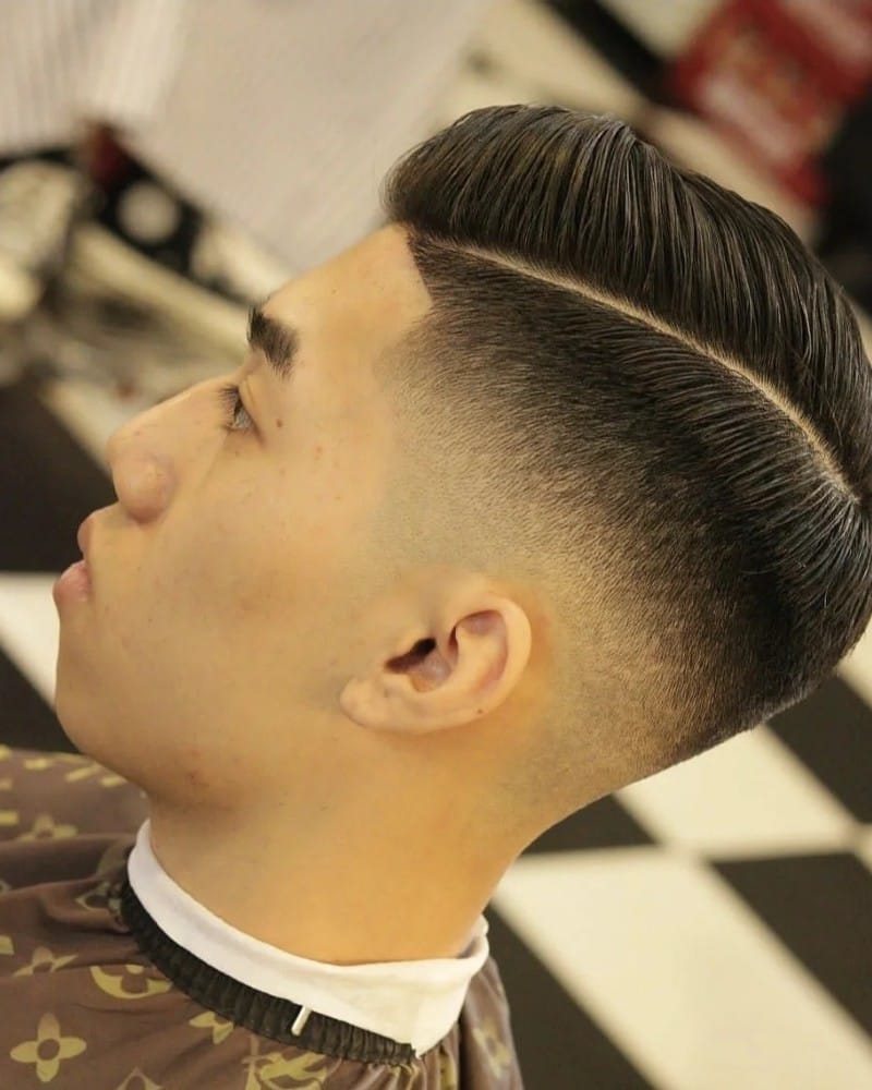 undercut mái ngắn