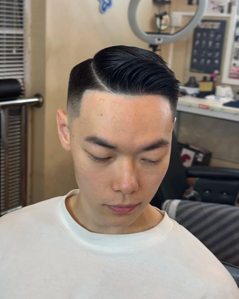 undercut vuốt ngược