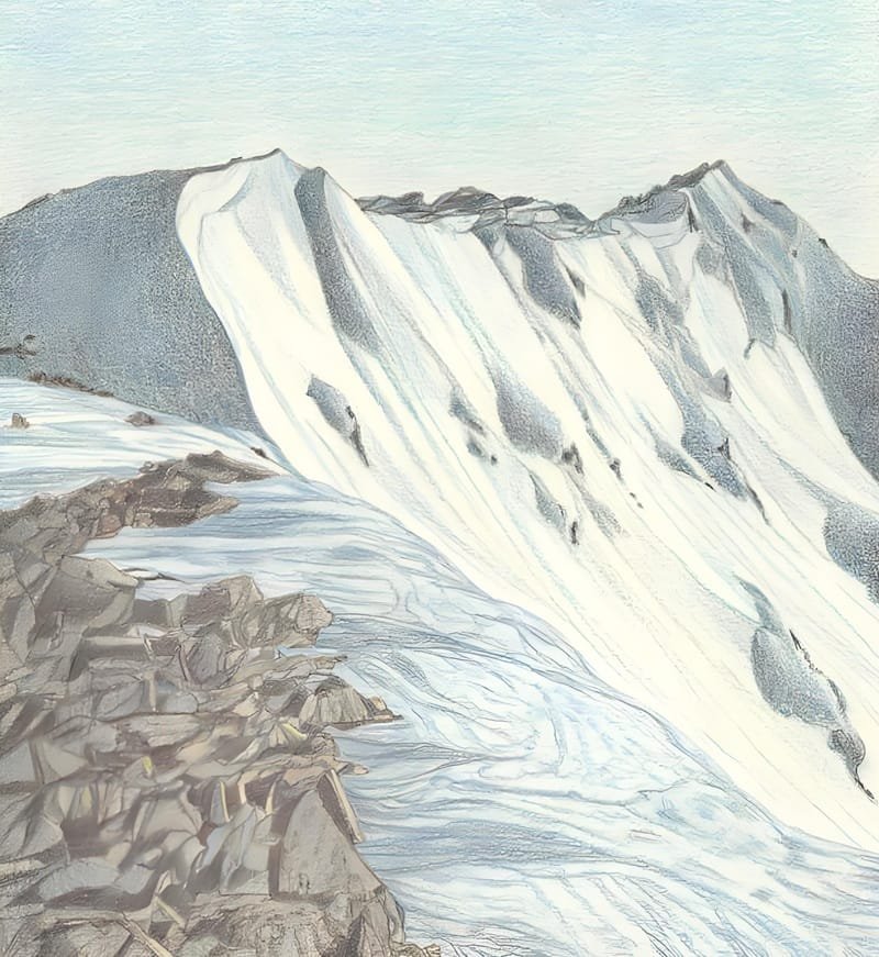 vẽ tranh phong cảnh núi 6