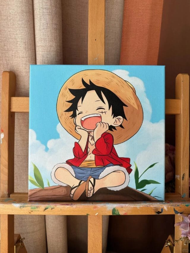 vẽ tranh luffy 22