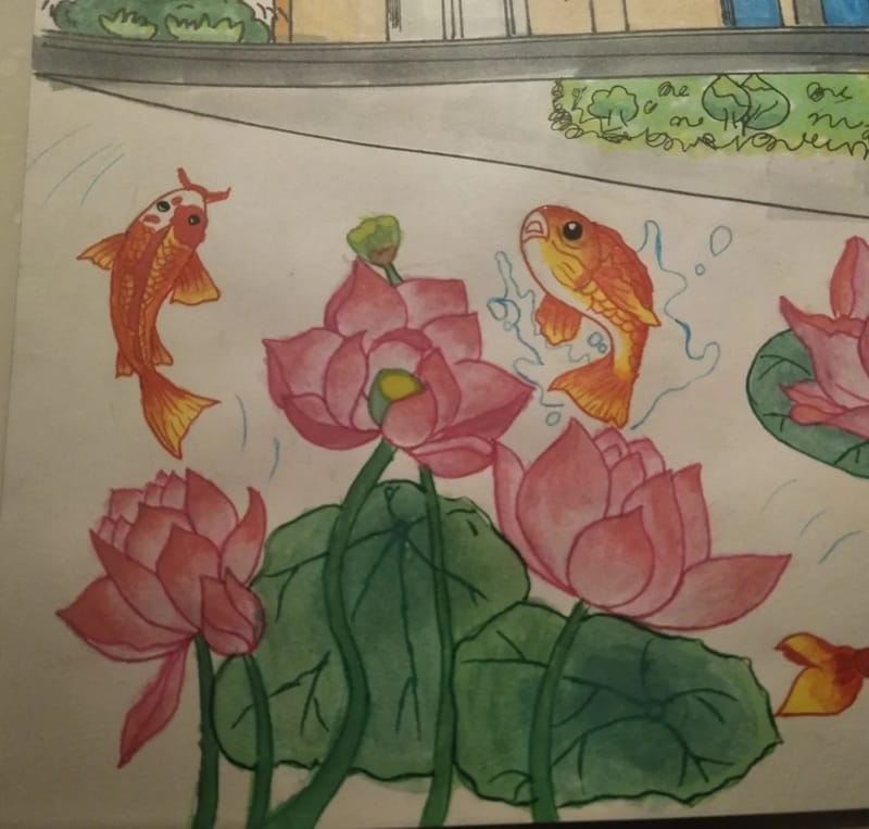 tranh vẽ con cá 23 tranh vẽ con cá 23